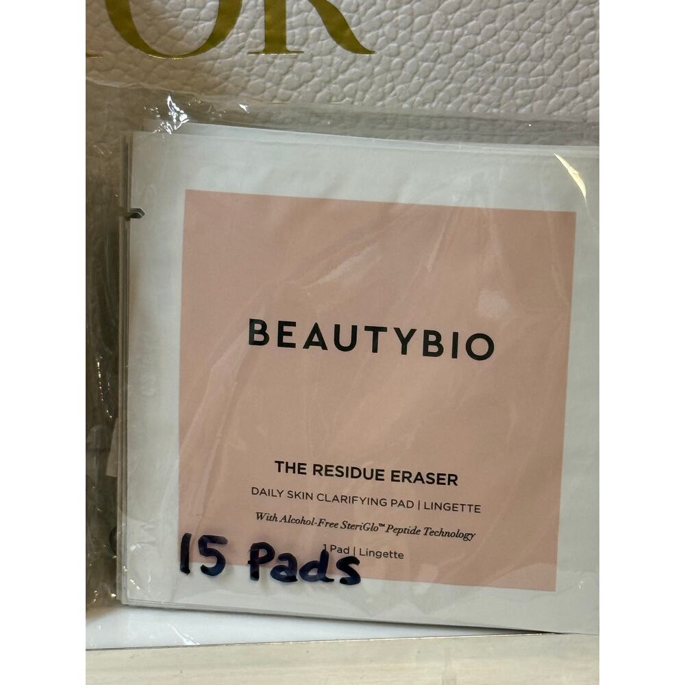 BeautyBio 17 pc BUNDLE - Gel Cream, Skin Prep Pads, & Residue Eraser Pads - Picture 3 of 3